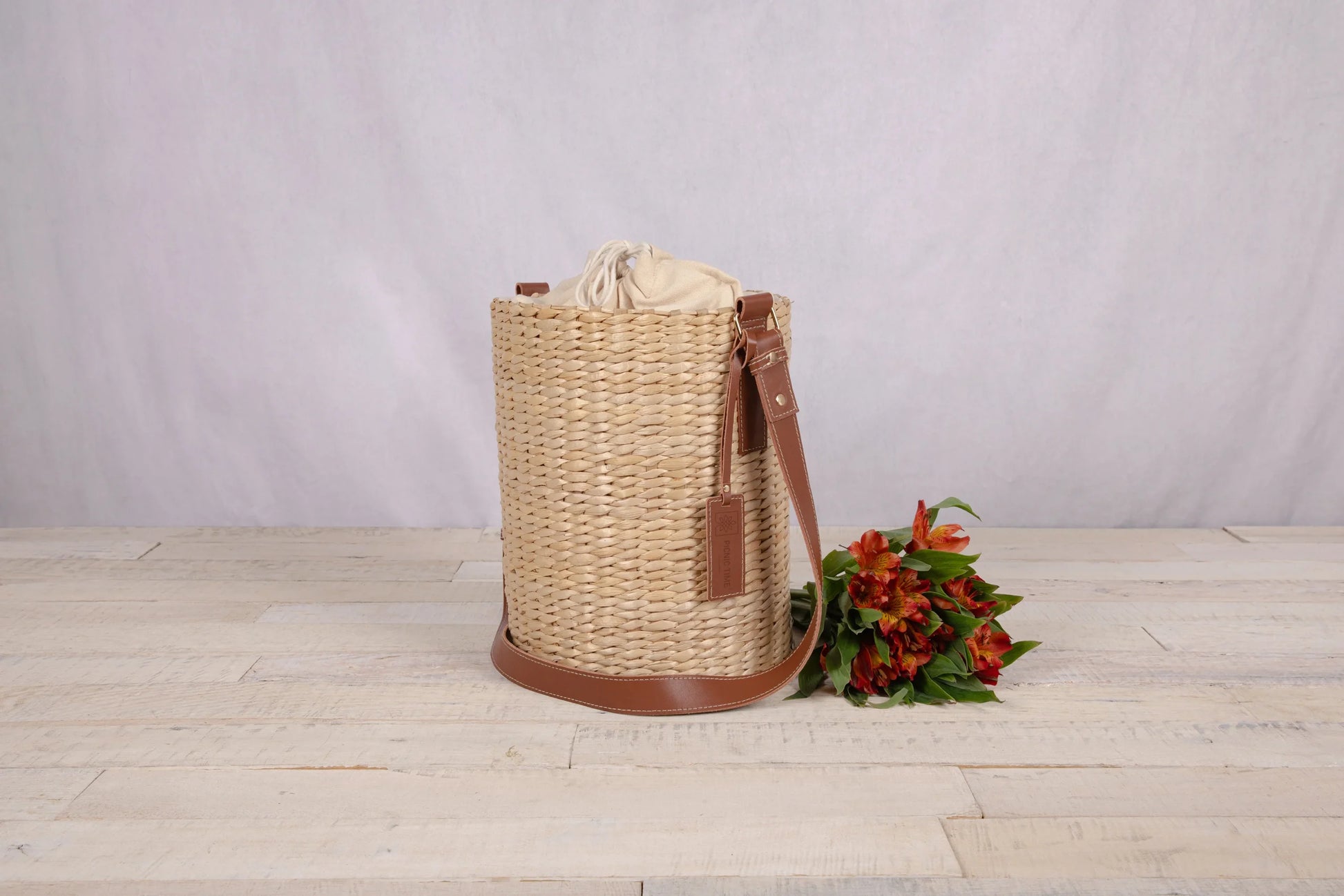Palermo - Rush Insulated Bucket Tote with Leather Straps image 2