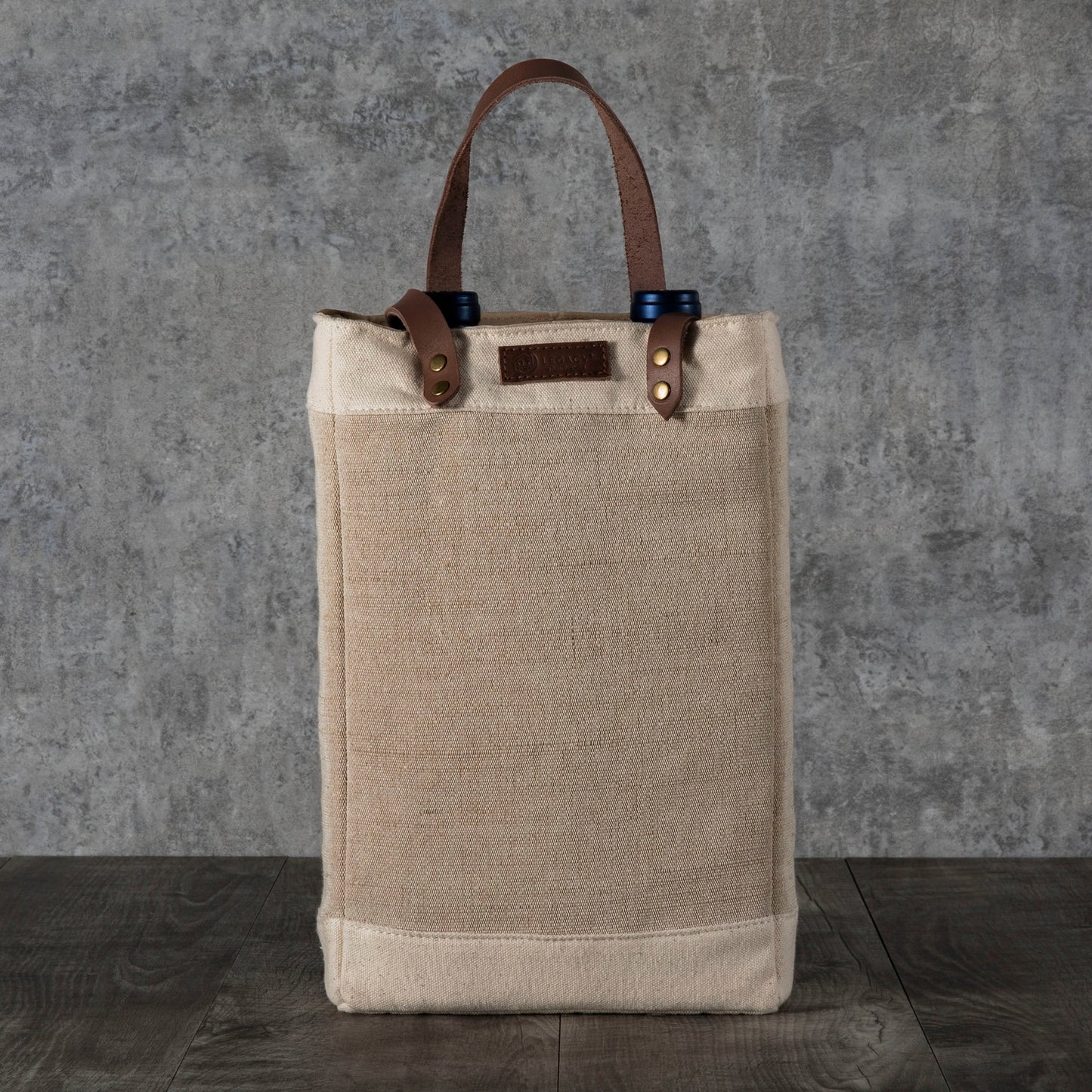 Pinot Jute 2 Bottle Insulated Wine Bag image 1