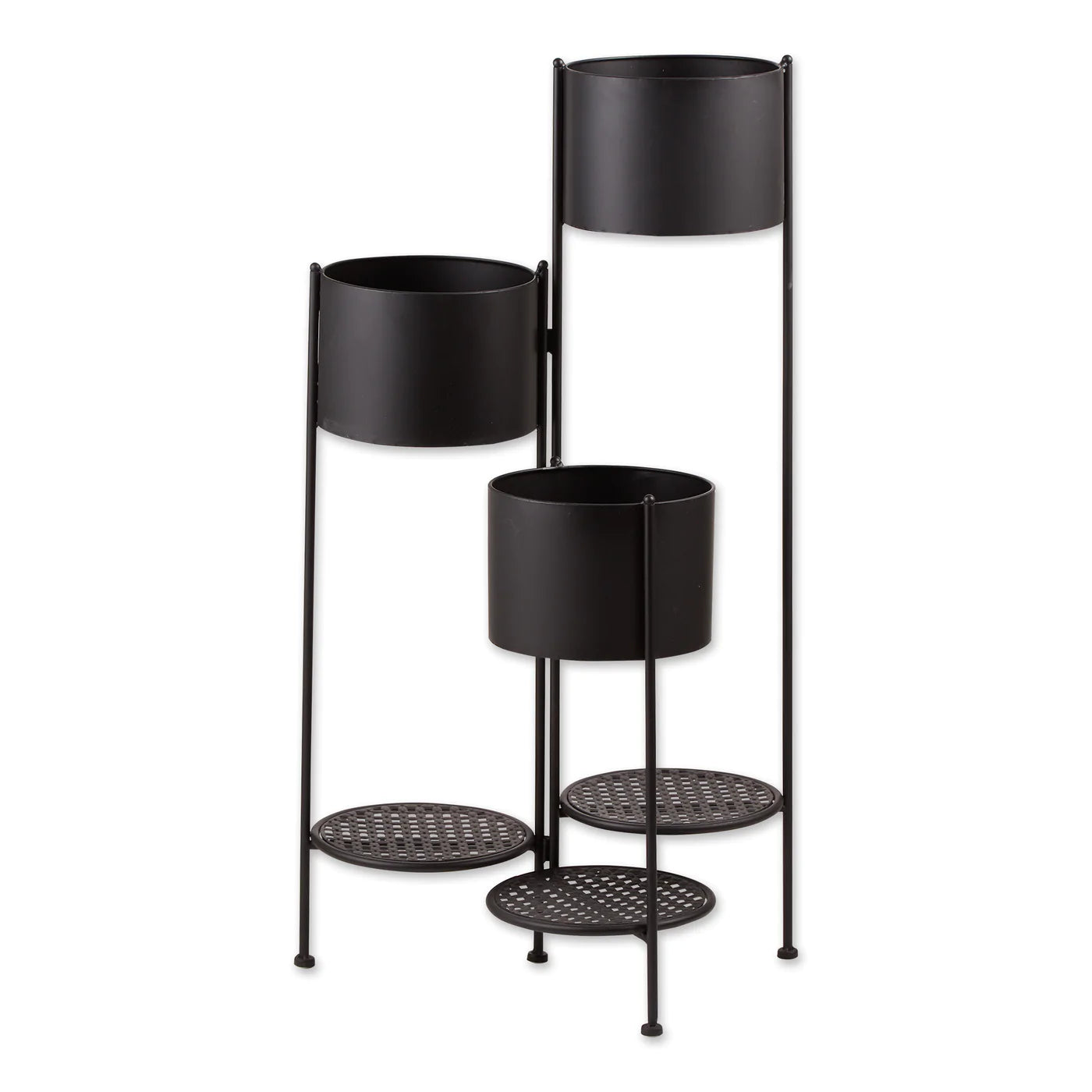 3-Tier Barrel Bucket Plant Stand image 1