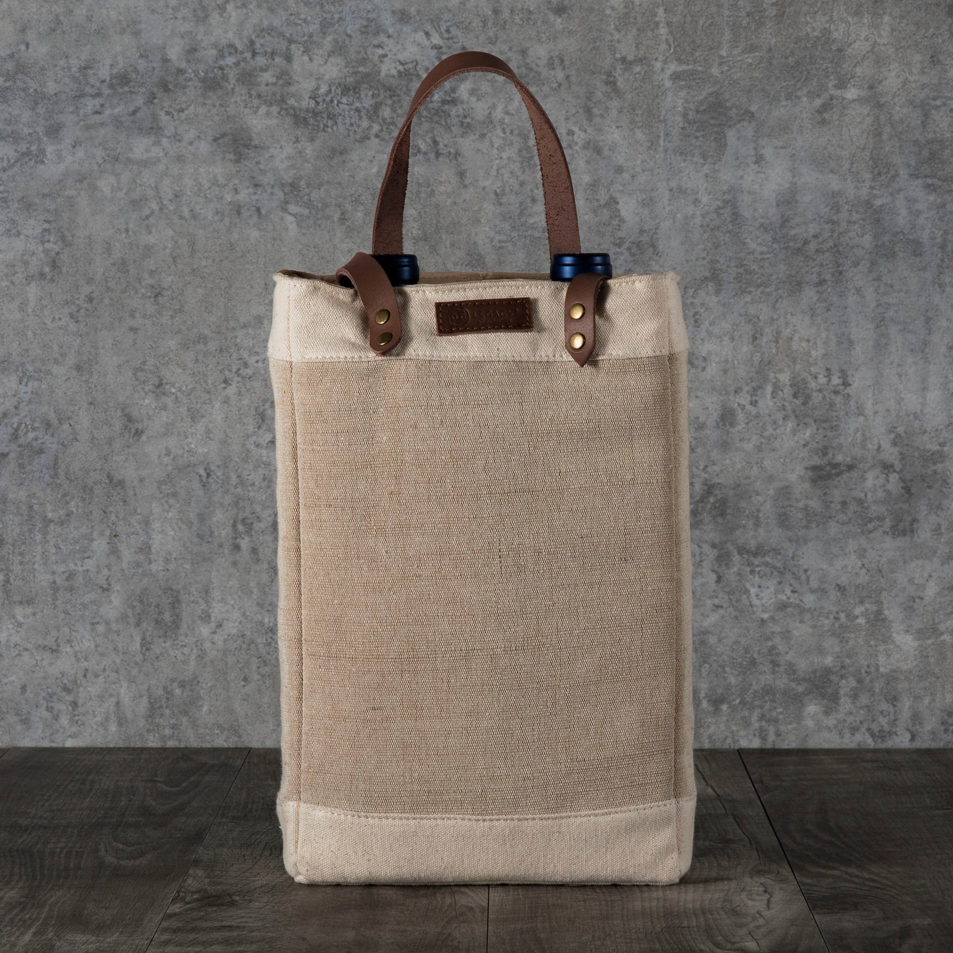 Pinot Jute 2 Bottle Insulated Wine Bag image 0