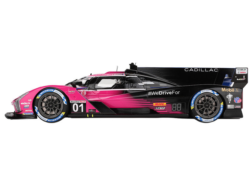 Cadillac V-Series.R #01 Sebastien Bourdais - Scott Dixon - Renger van der Zande "Cadillac Racing" Winner IMSA "Petit Le Mans" (2024) 1/18 Model Car by Top Speed