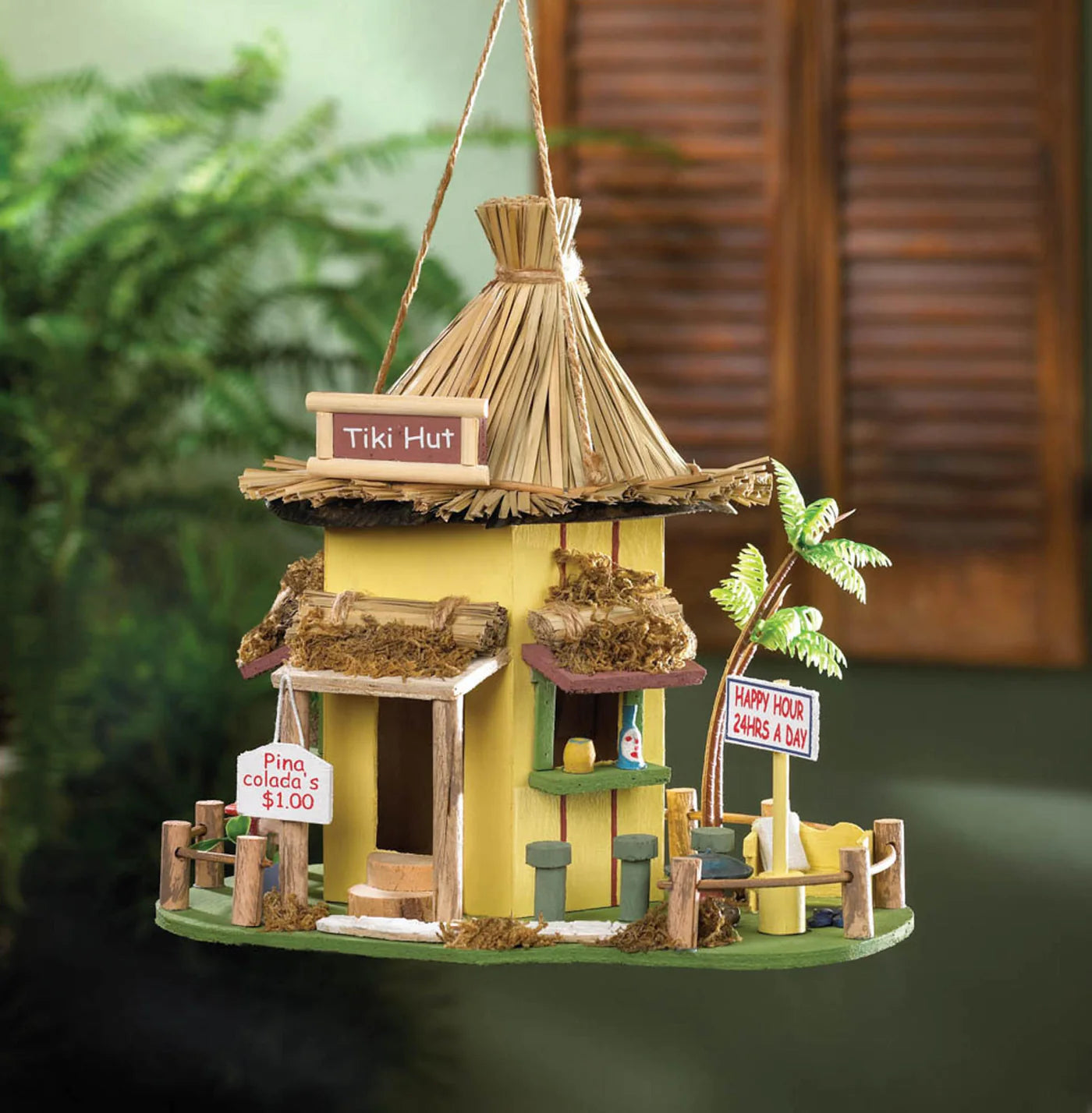Tiki Hut Birdhouse image 2