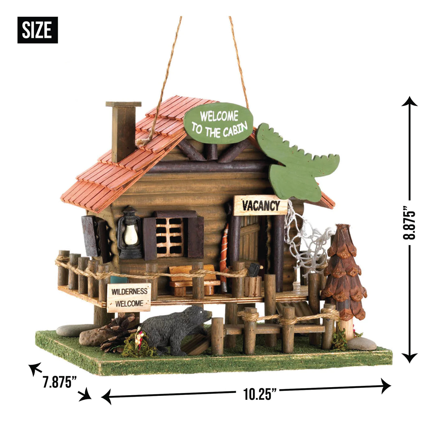 Woodland Cabin Birdhouse image 3