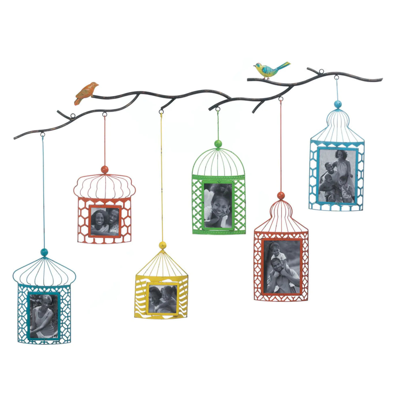 Birdcage Photo Frame Decor image 0