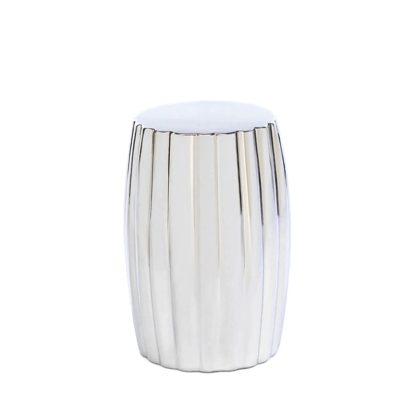 Silver Decorative Stool image 1