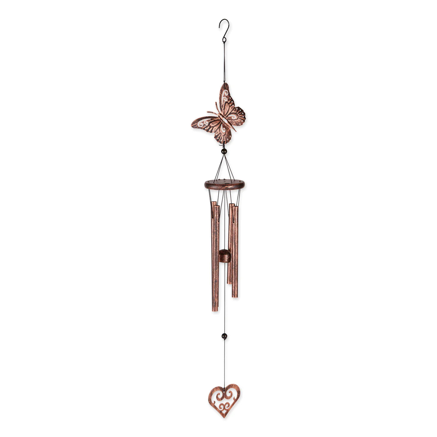 Butterfly and Heart Wind Chimes image 0