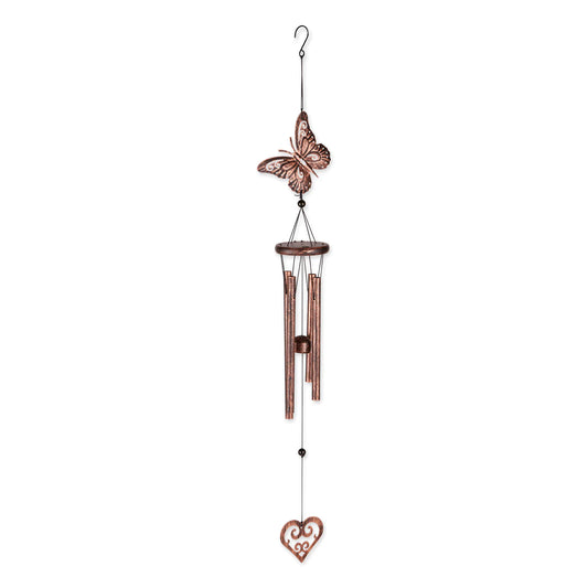 Butterfly and Heart Wind Chimes image 0