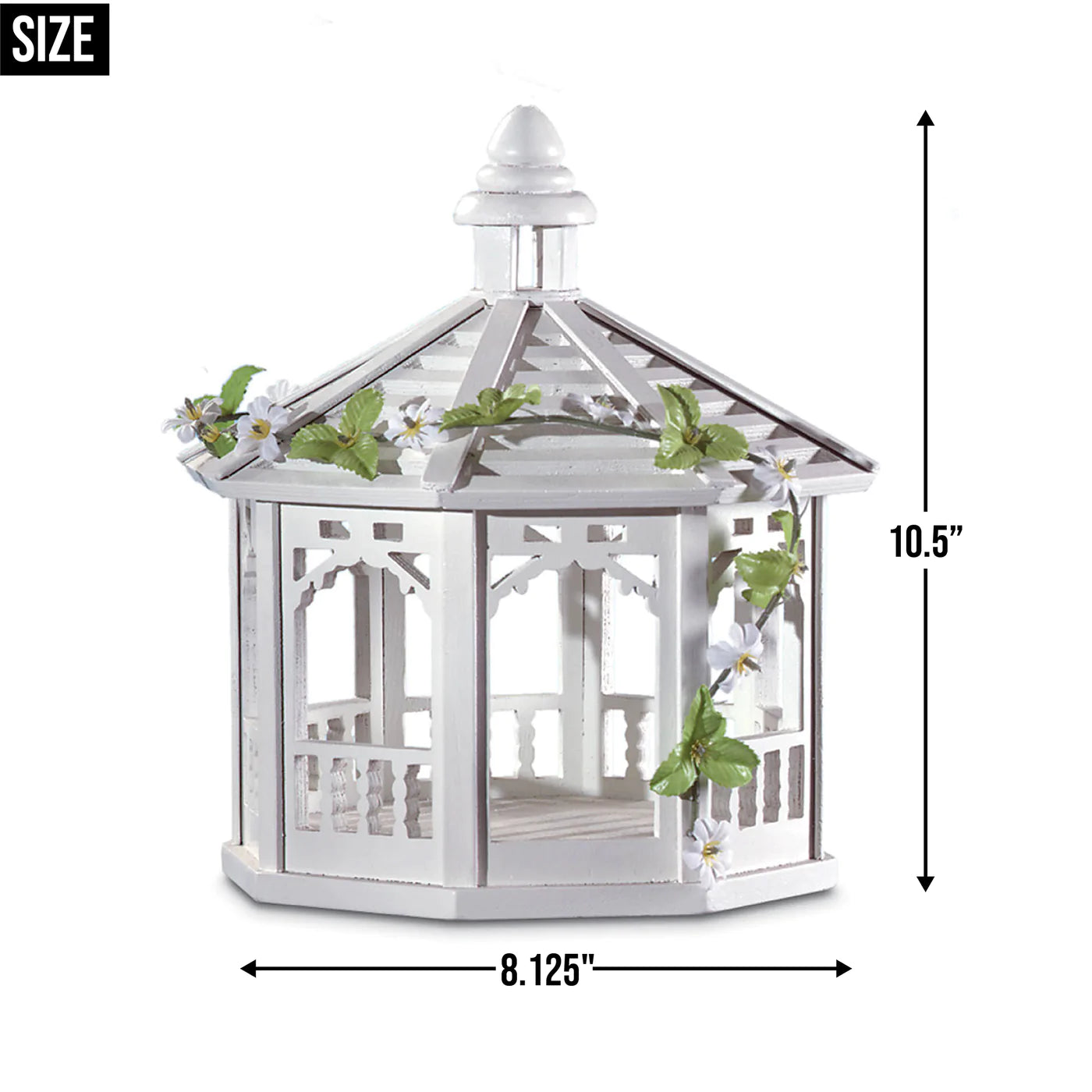 White Gazebo Bird Feeder image 3