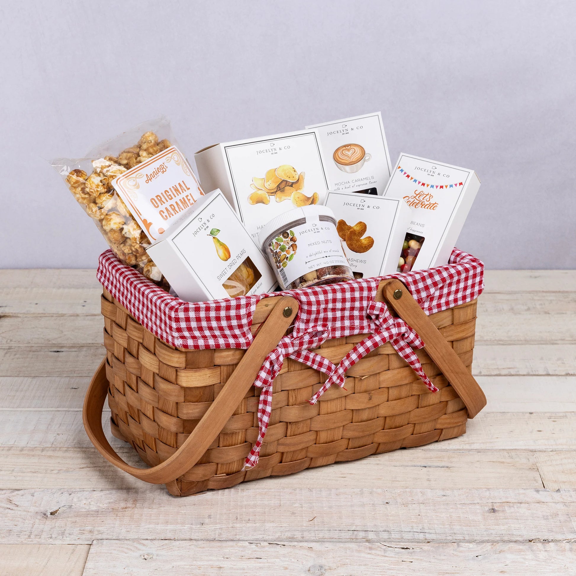 Farmhouse Basket with Gourmet Gift Pack image 1