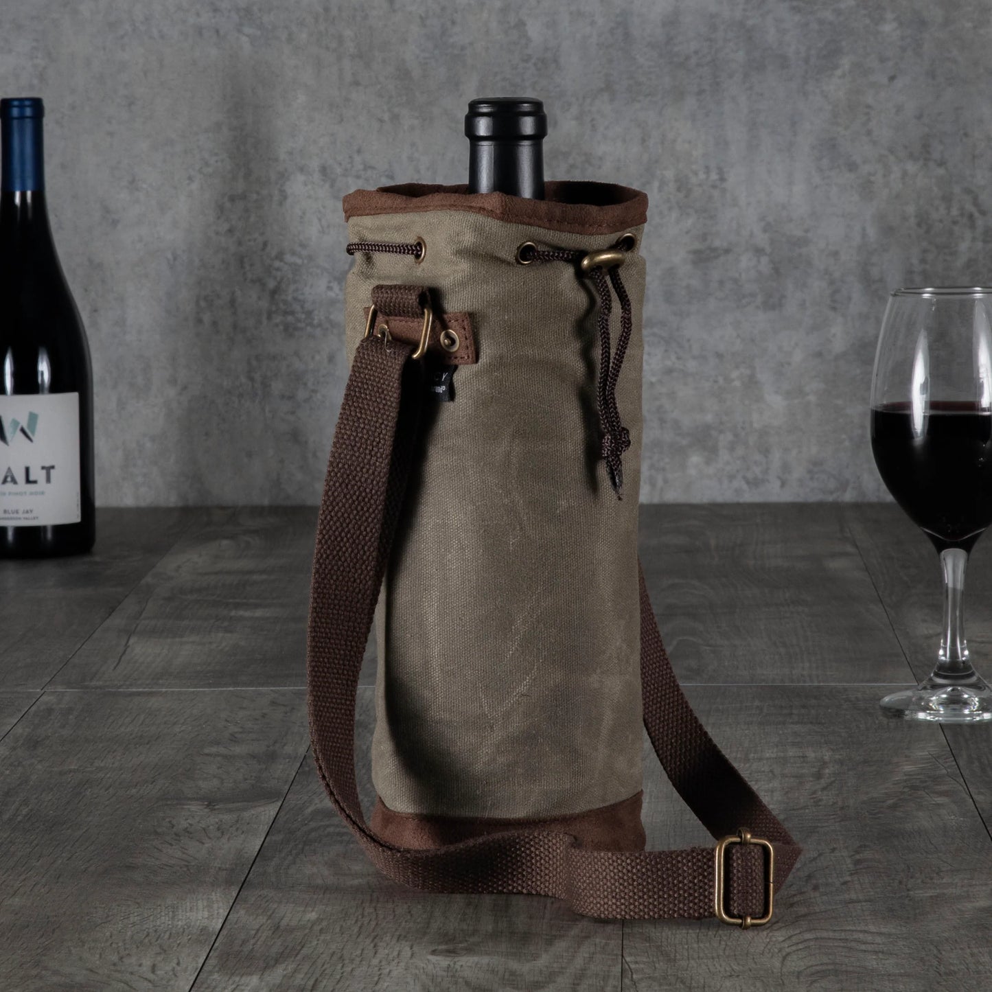 Wax Canvas Wine Tote image 1