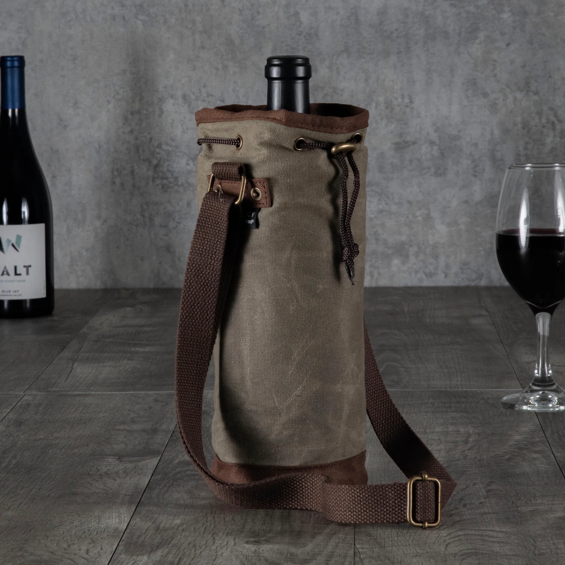 Wax Canvas Wine Tote image 1