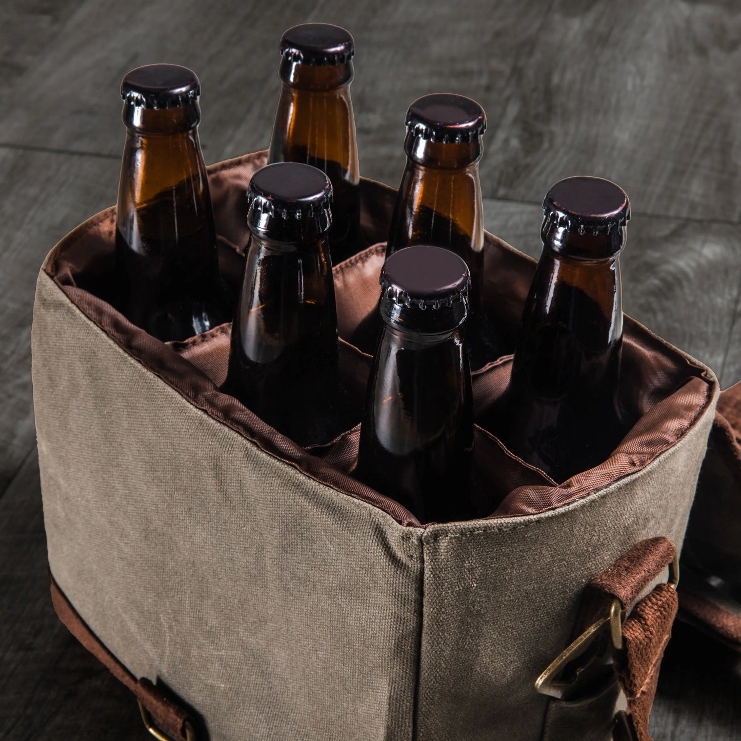 Beer Caddy Cooler Tote With Opener image 2