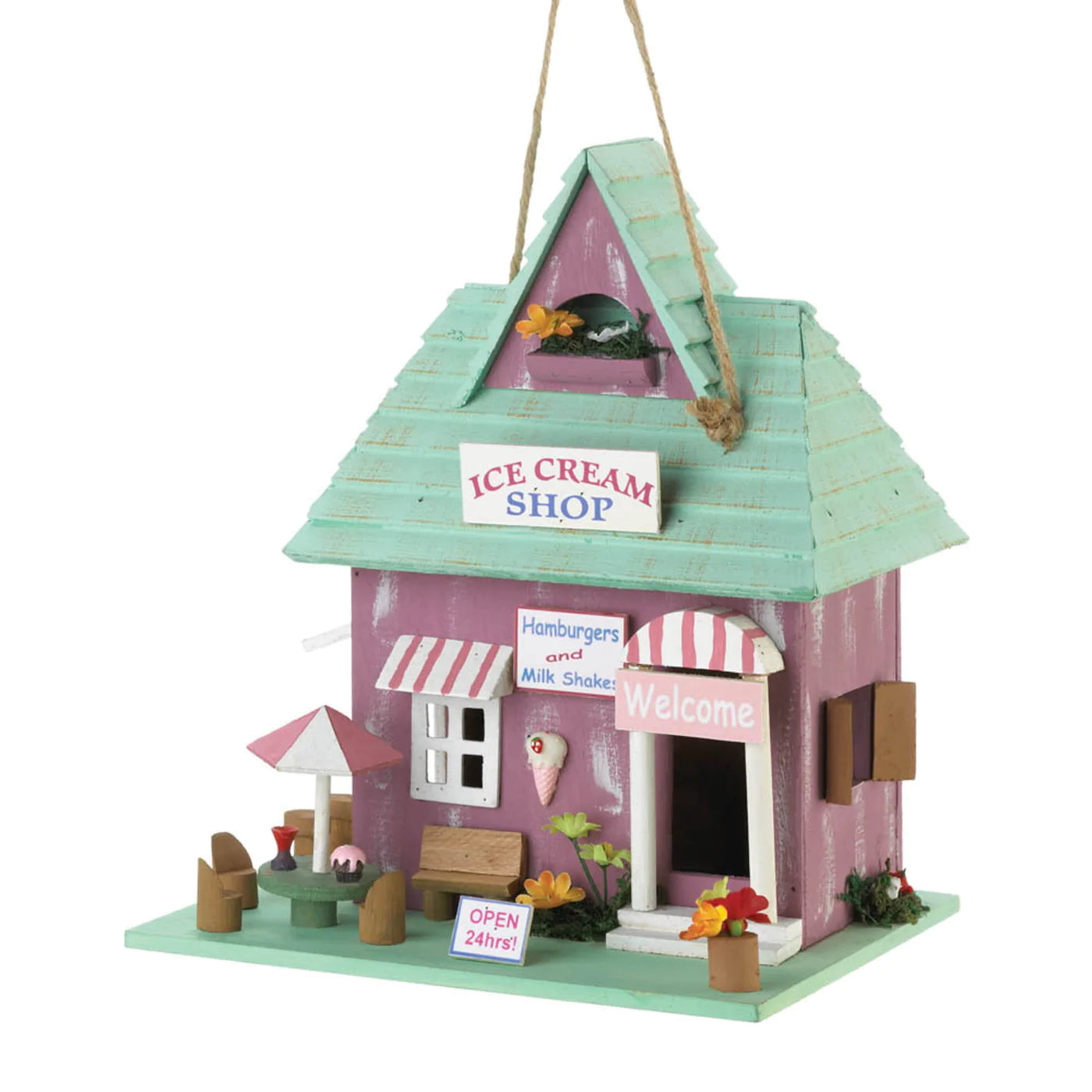Ice Cream Shop Birdhouse image 0