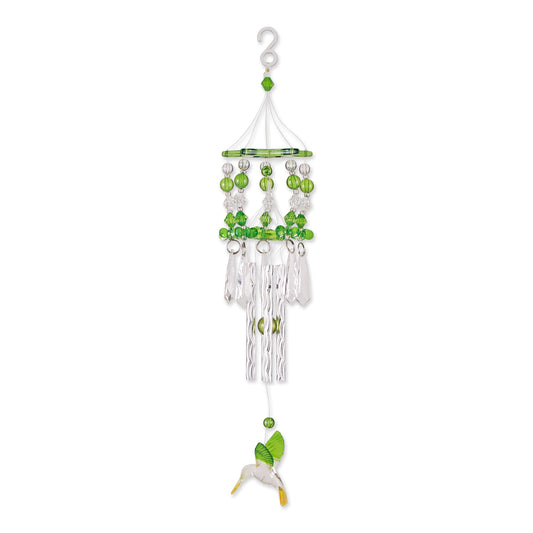 Green Hummingbird Wind Chimes image 0