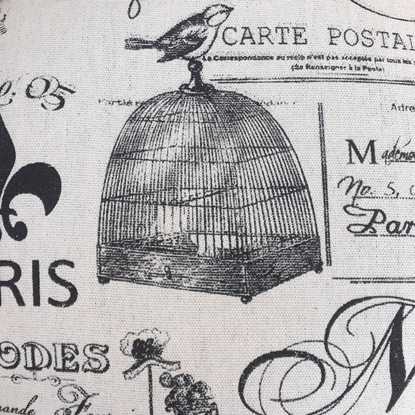 Pretty In Paris Metal Stool image 2