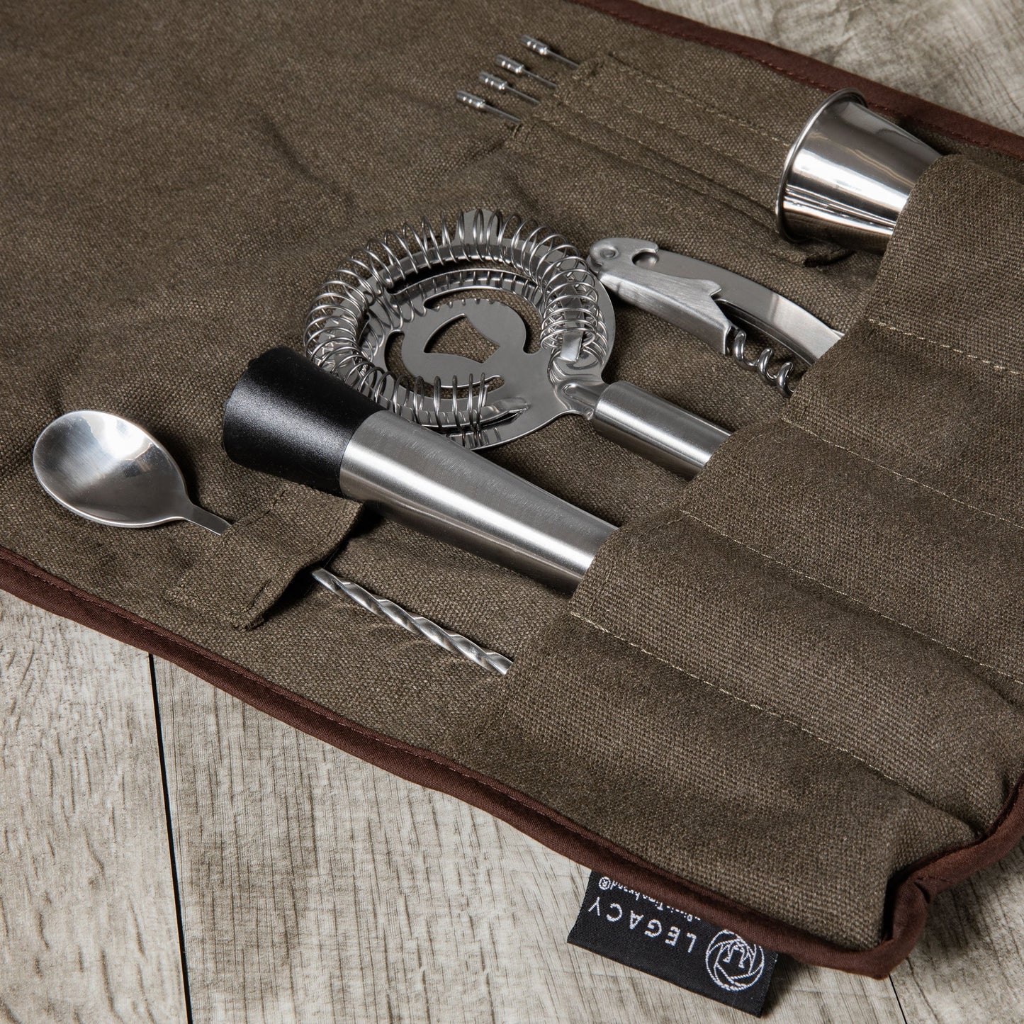 10-Piece Bar Tool Roll Up Kit image 2