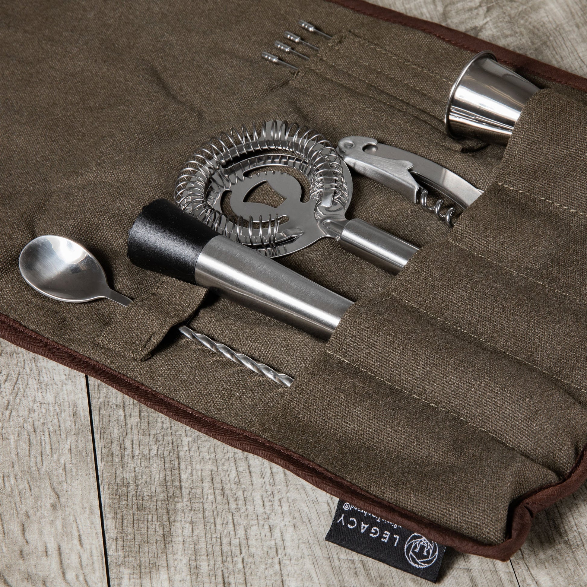 10-Piece Bar Tool Roll Up Kit image 2