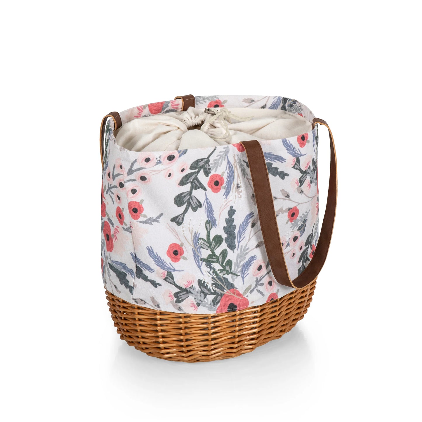 Coronado Canvas and Willow Basket Tote image 17