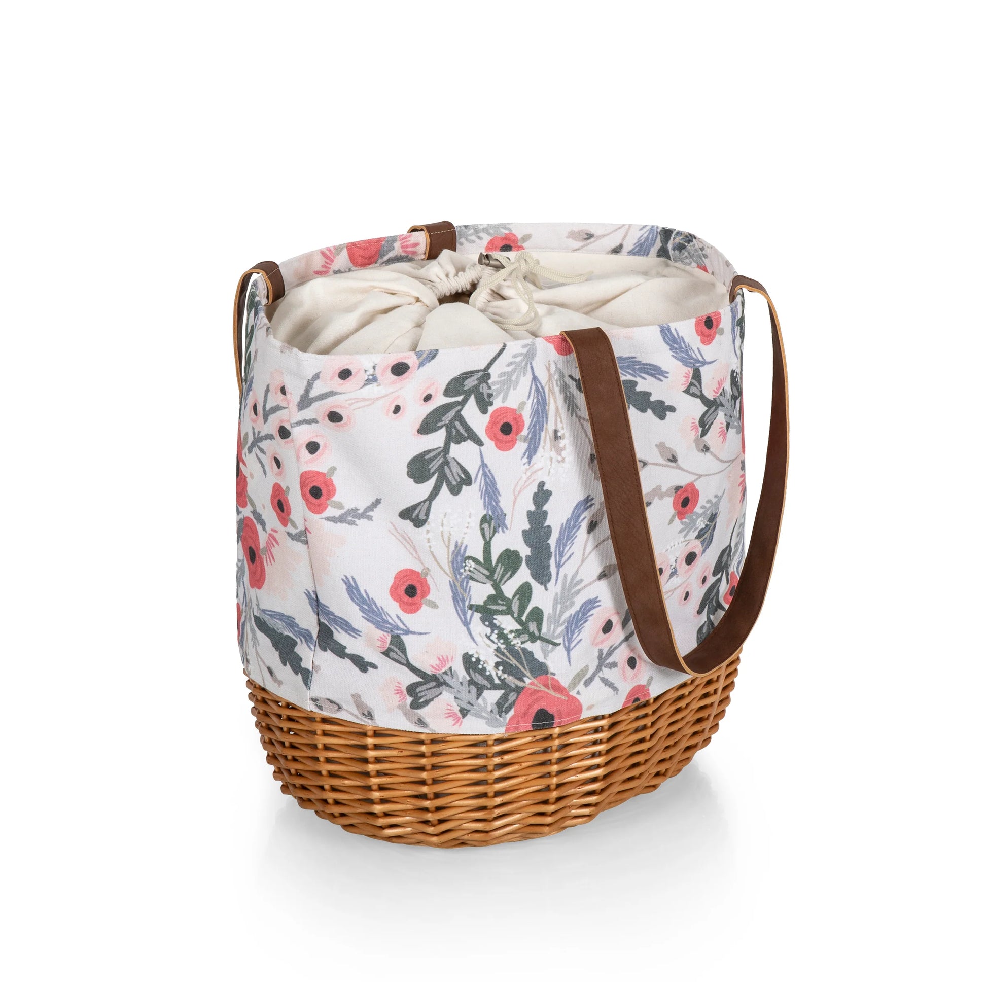 Coronado Canvas and Willow Basket Tote image 17