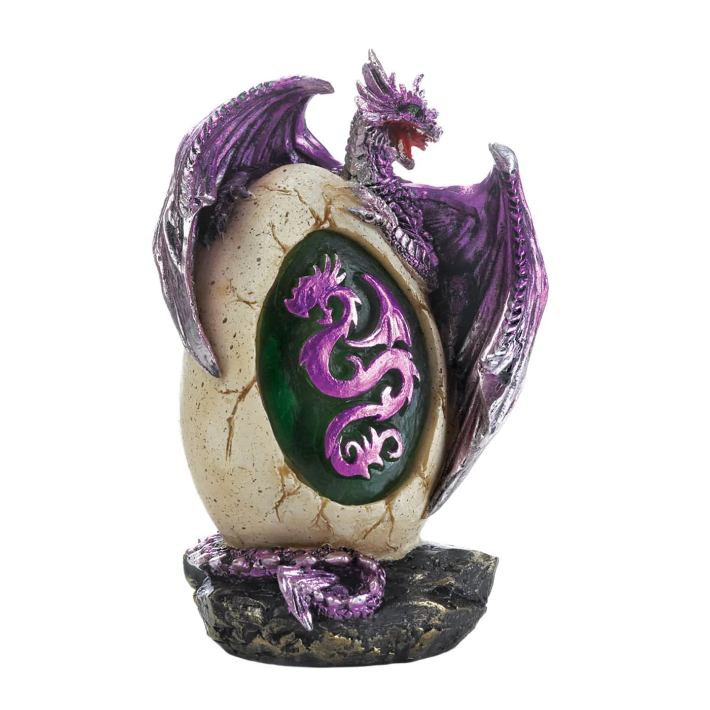 Purple Dragon Egg Statue image 1