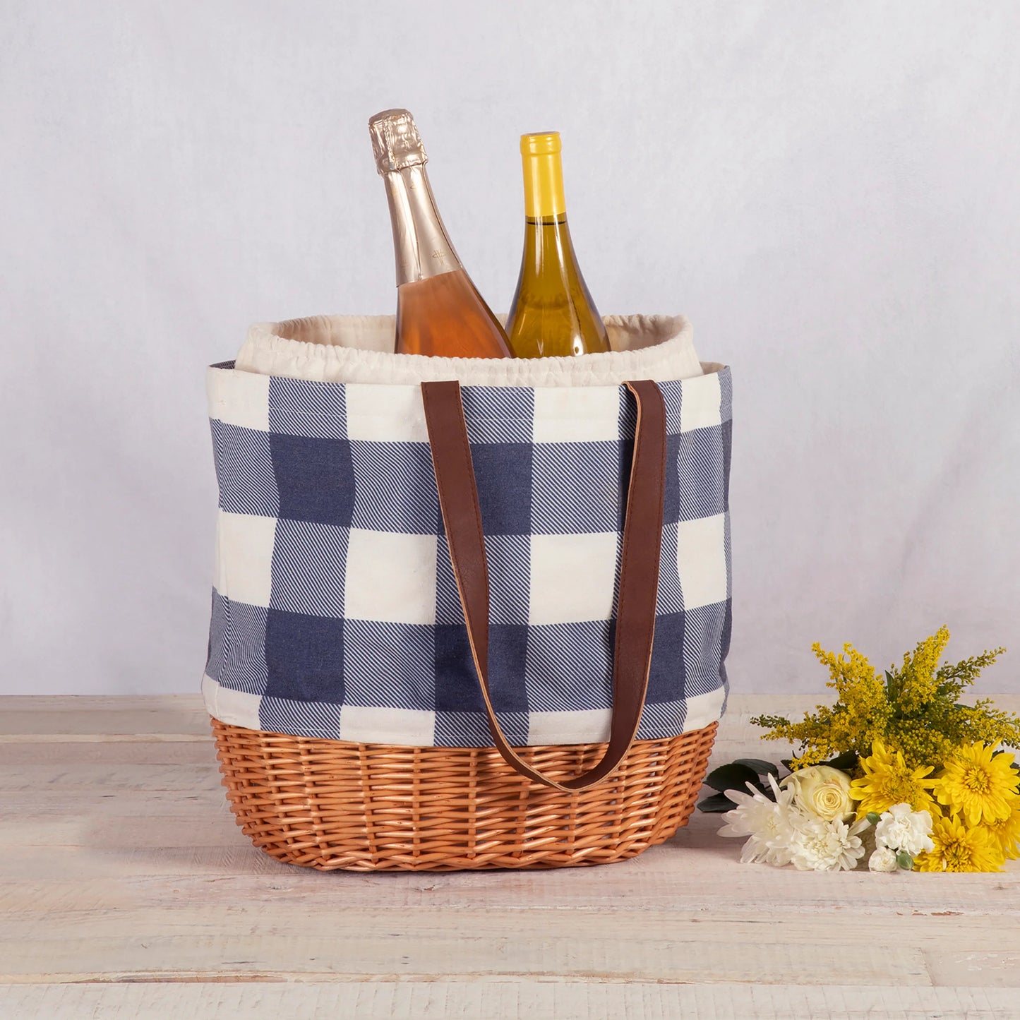 Coronado Canvas and Willow Basket Tote image 10