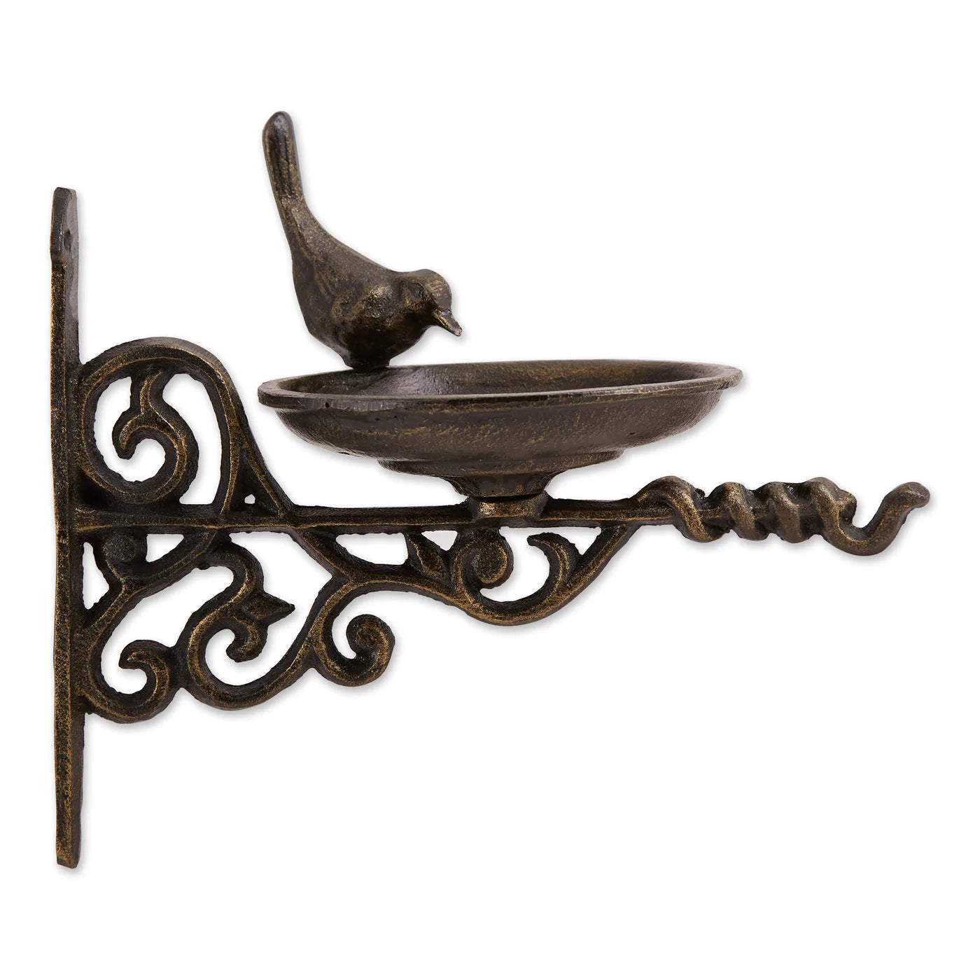 Wall Mounted Ornate Cast Iron Bird Feeder image 1