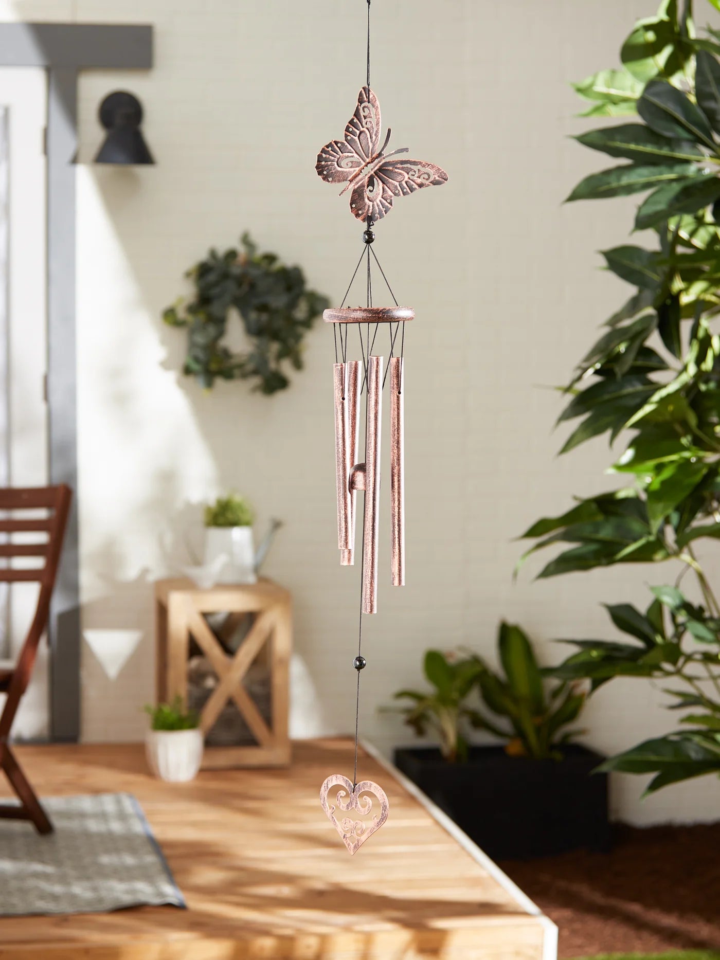 Butterfly and Heart Wind Chimes image 3