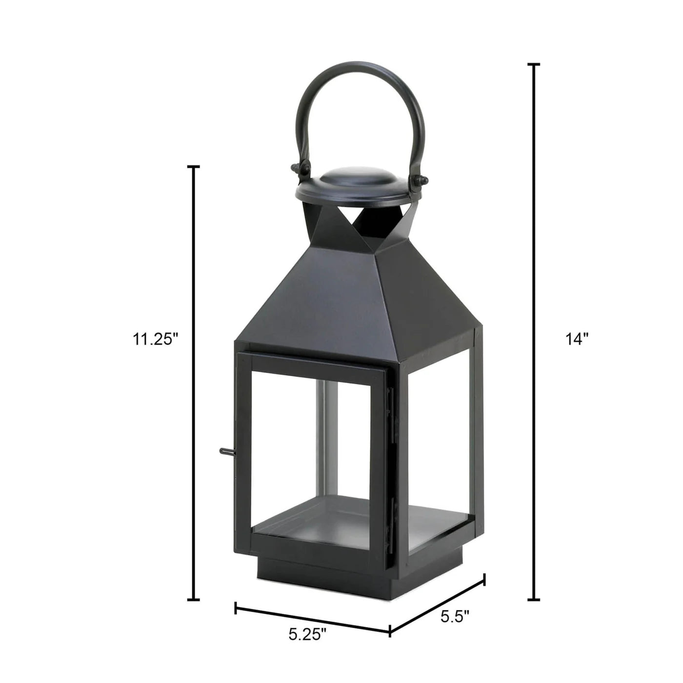 Black Revere Medium Candle Lantern image 3
