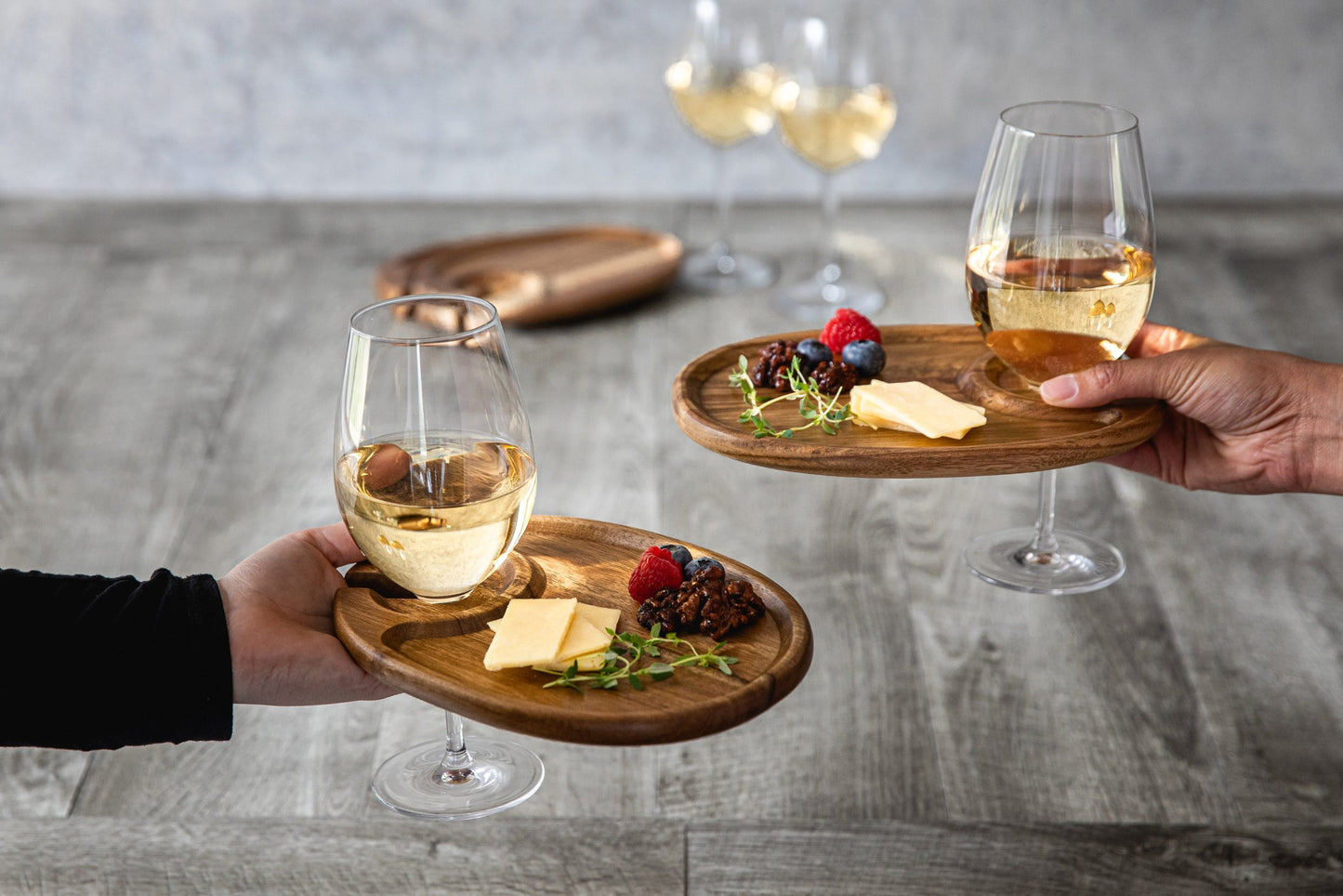 Wine Appetizer Plate Set of 4 image 5