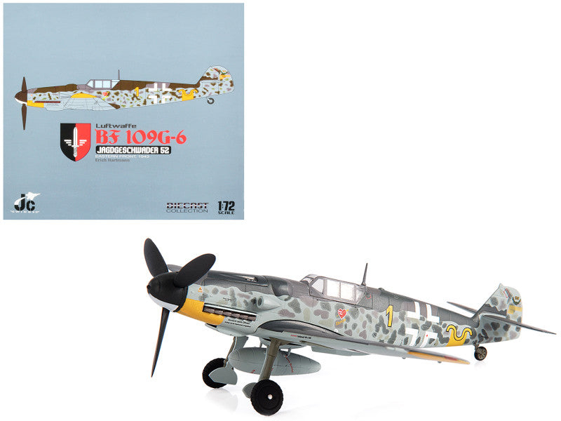 Messerschmitt Luftwaffe BF 109G-6 Fighter Plane "Jagdgeschwader 52 Eastern Front 1943 Erich Hartmann" image 1