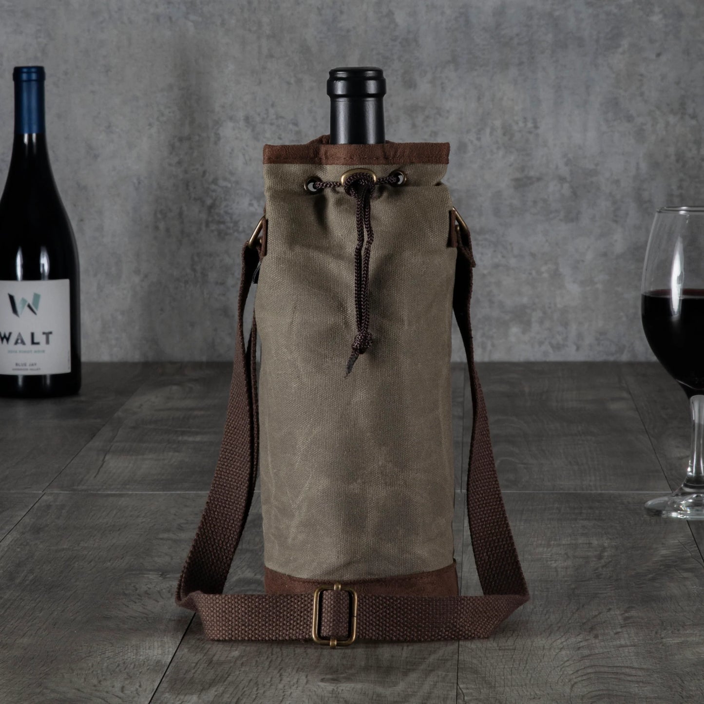 Wax Canvas Wine Tote image 2