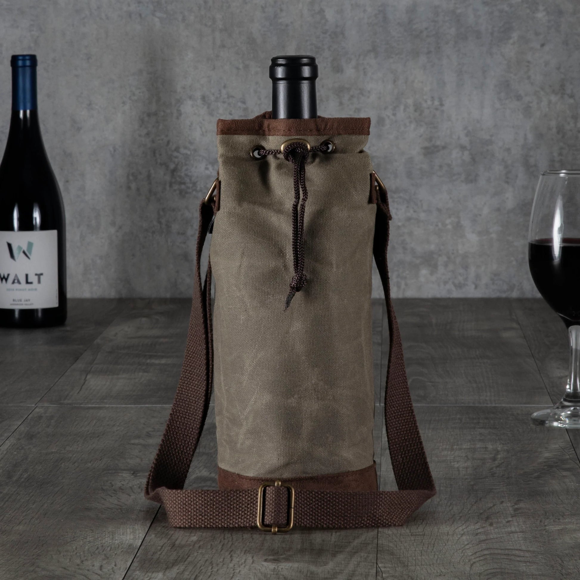 Wax Canvas Wine Tote image 2