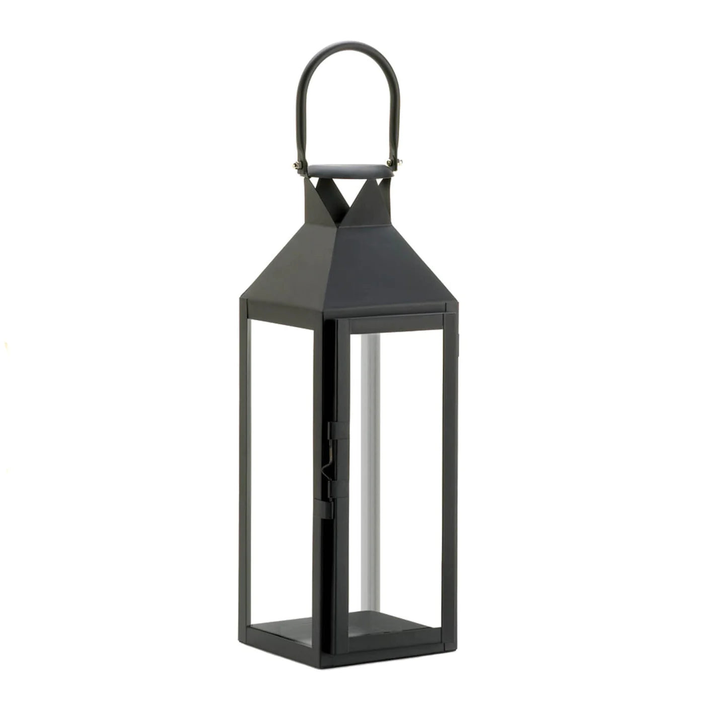 Black Manhattan Candle Lantern image 0
