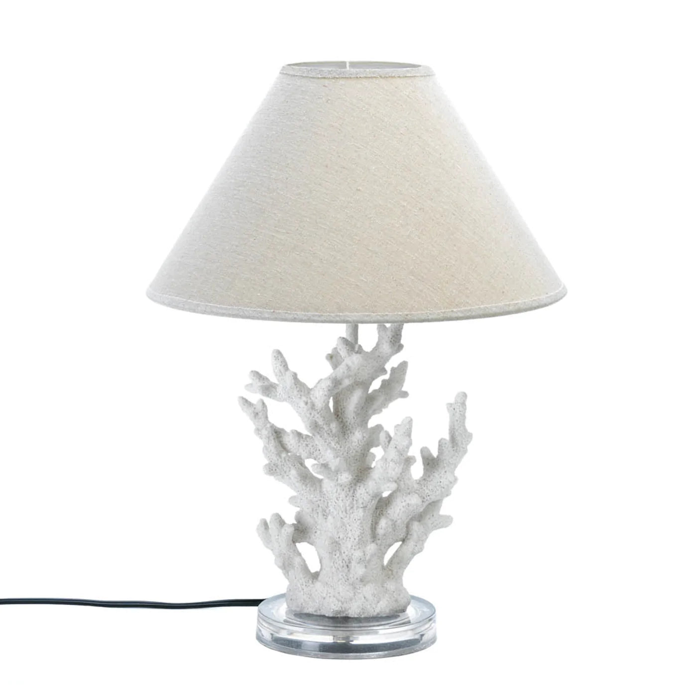White Coral Table Lamp image 2