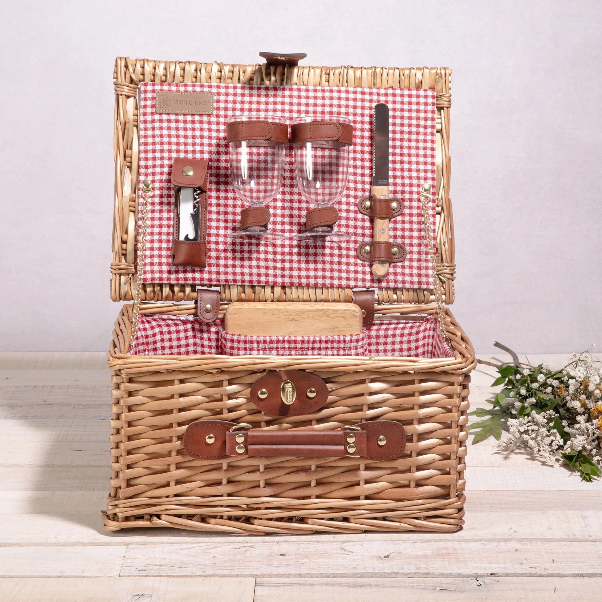 Classic Wine & Cheese Picnic Basket image 0