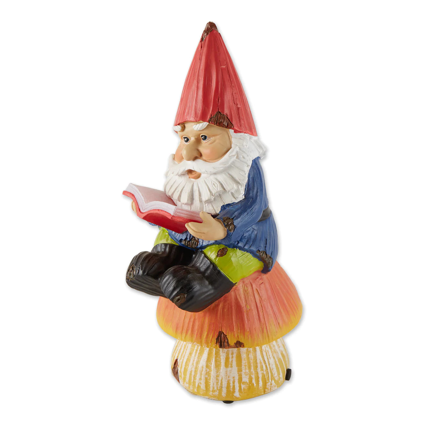 Solar Bookworm Gnome Figurine image 2