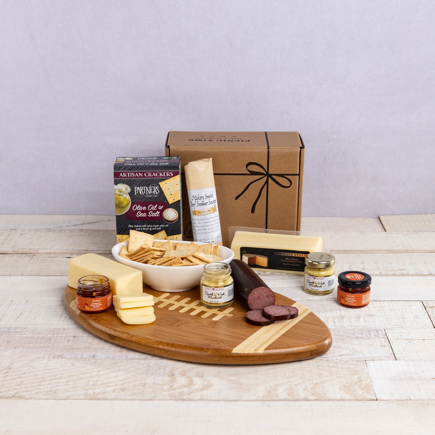Touchdown! Cutting Board with Gourmet Gift Pack image 2