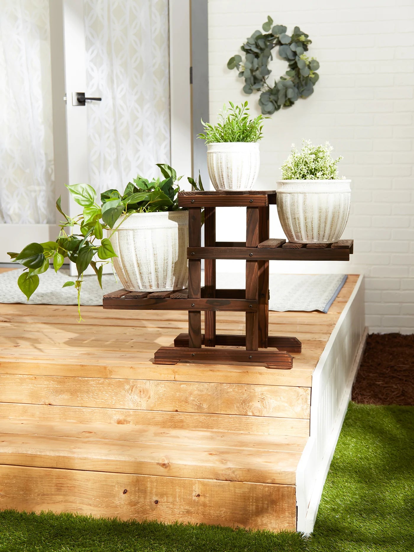 ZigZag Pallet Plant Stand image 4