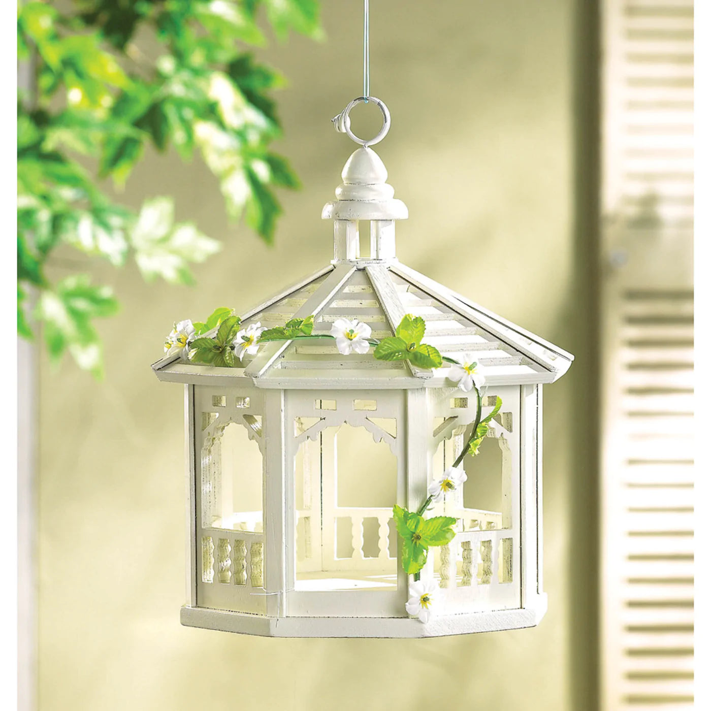 White Gazebo Bird Feeder image 2