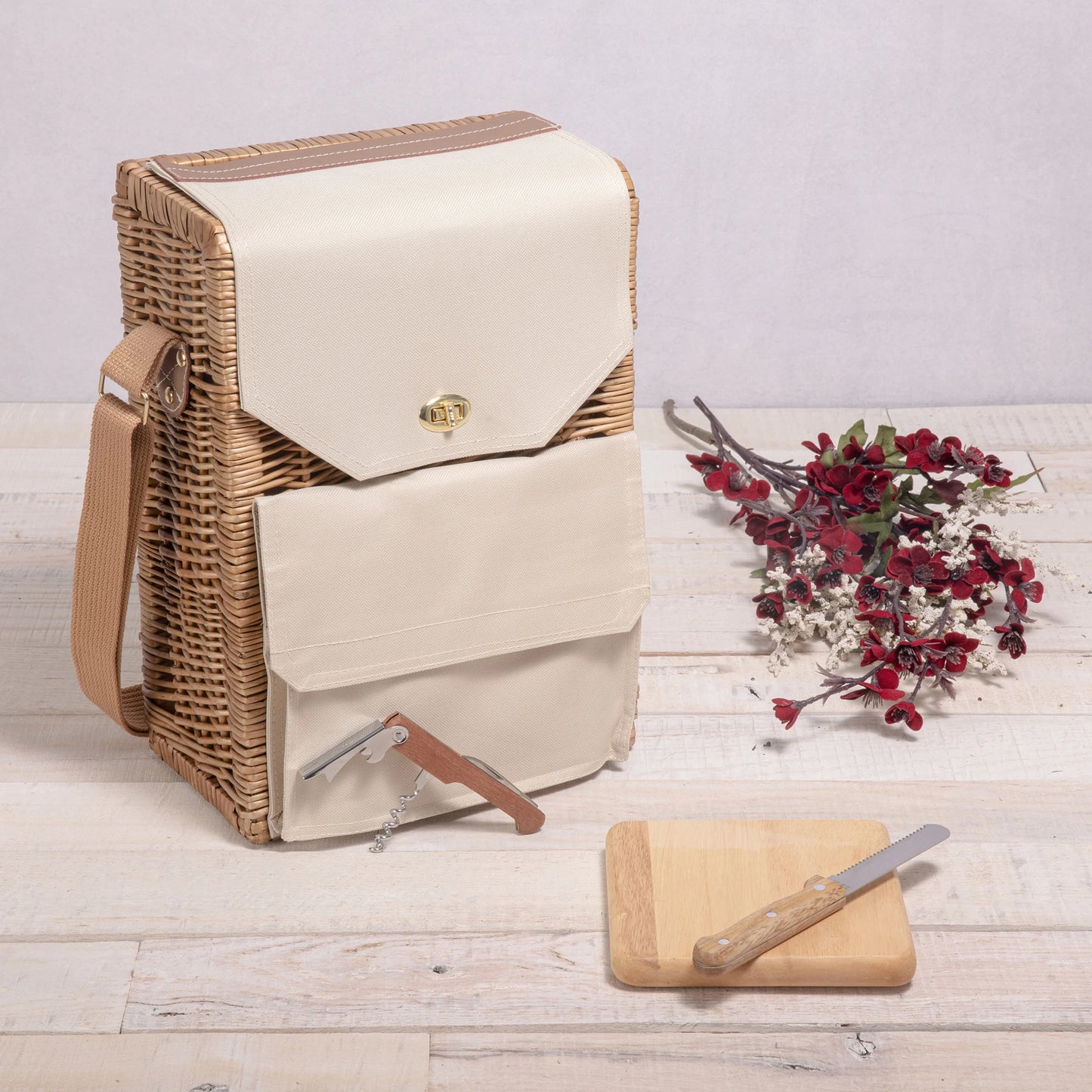 Corsica Wine & Cheese Picnic Basket image 0