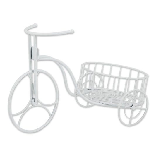 White Tricycle Plant Display image 0