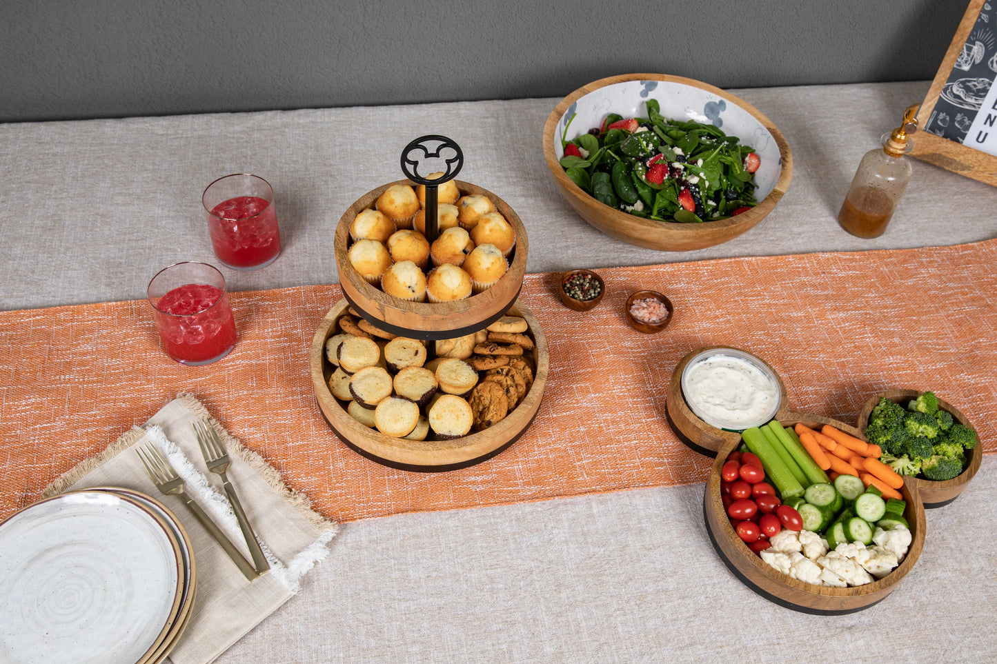 Mickey Mouse - Two Tier Serving Tray