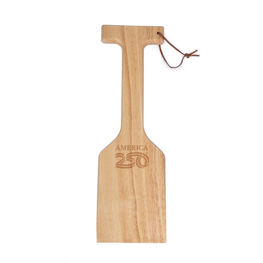 America 250 - Hardwood BBQ Grill Scraper with Bottle Opener