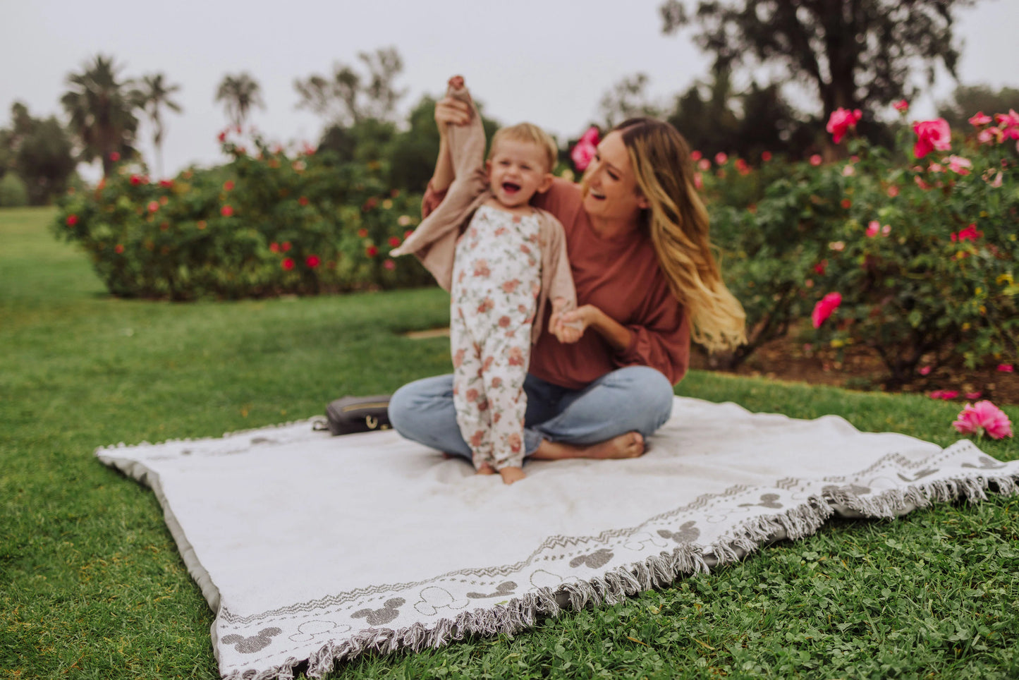 Mickey Mouse - Farmhouse Picnic Blanket