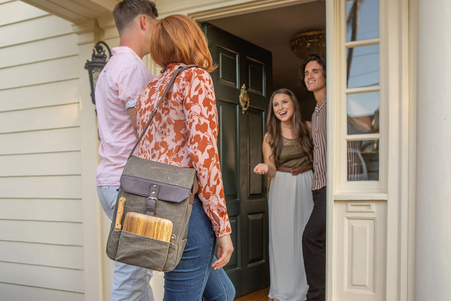 2 Bottle Insulated Wine & Cheese Cooler Tote