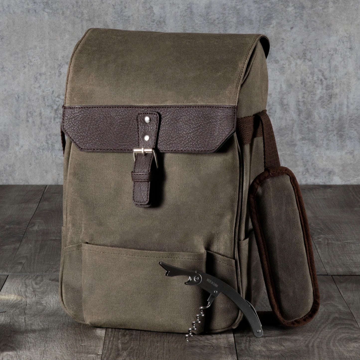 2 Bottle Insulated Wine & Cheese Cooler Tote