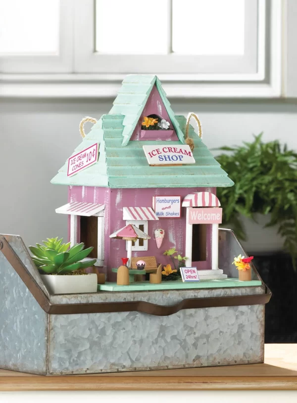 ICE CREAM SHOP BIRDHOUSE