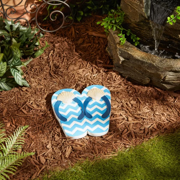 Seashell Flip Flop Stepping Stones