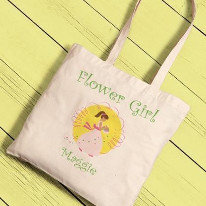 Personalized Canvas Tote - Flower Girl