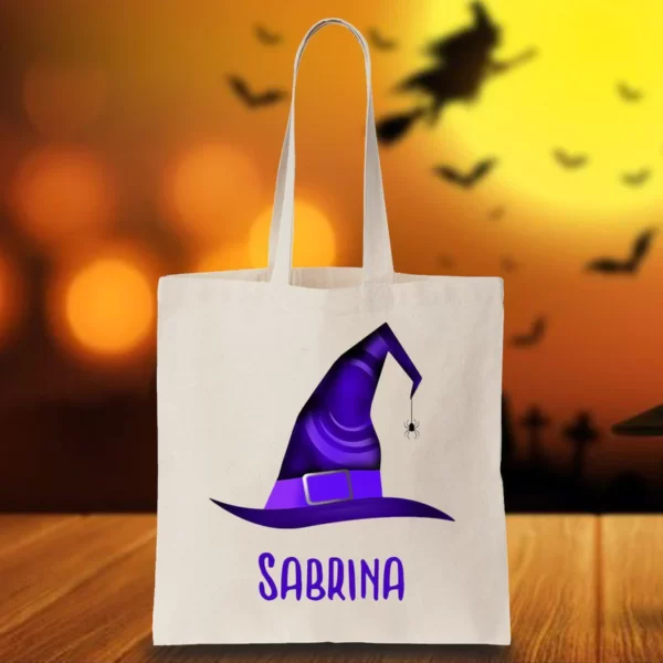 Halloween Witch Hat Trick or Treat Bag